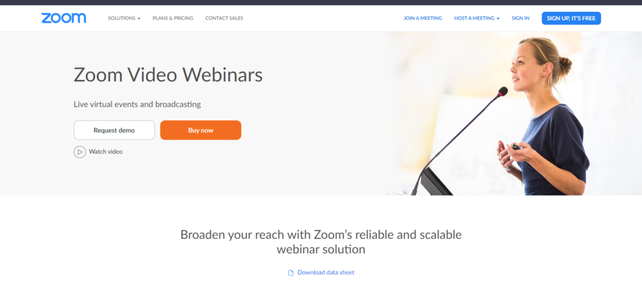 Zoom Webinar Software