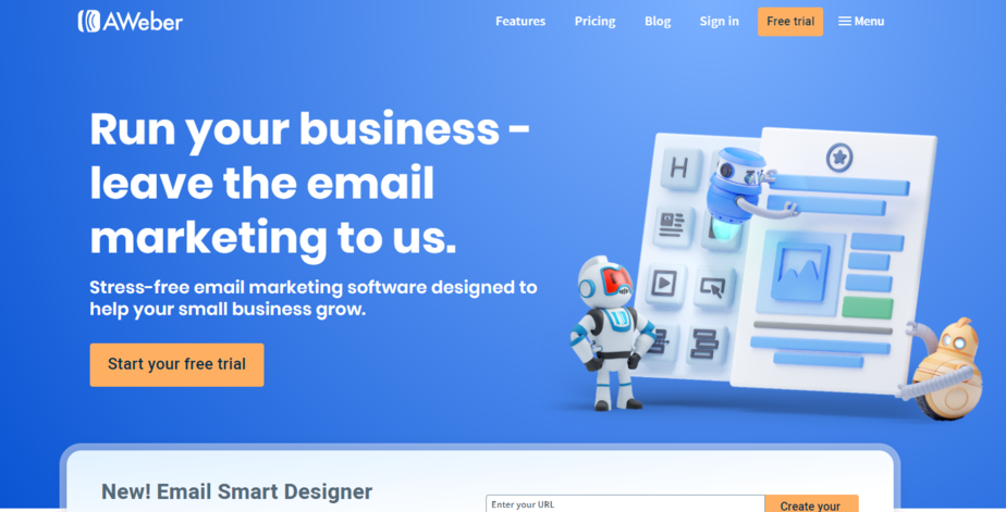 Aweber email marketing software