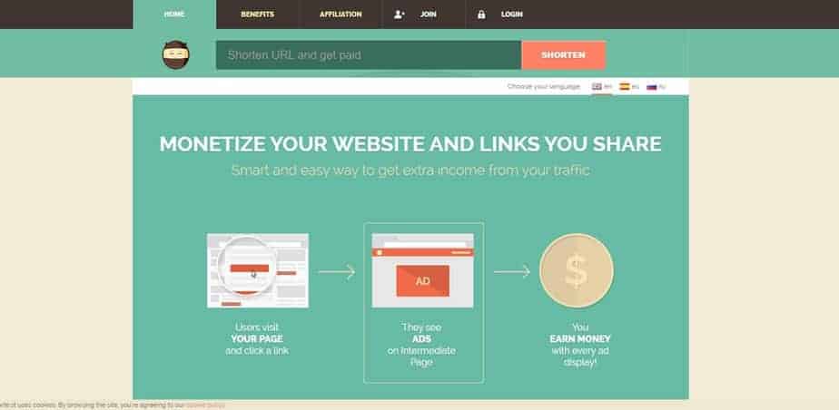 Shorte.st – The Highest Paying URL Shortener Website