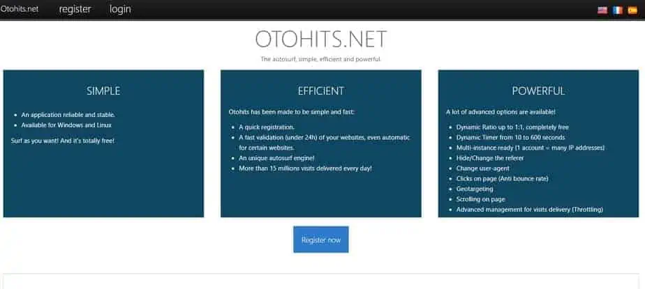 Otohit Traffic Exchange site