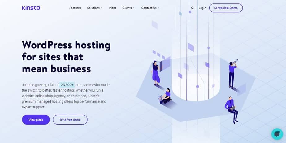 Kinsta managed worpress hosting