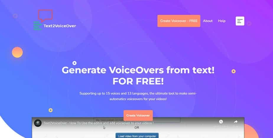 Text2voice Over