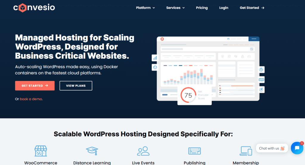 Convesio Best managed WordPress hosting